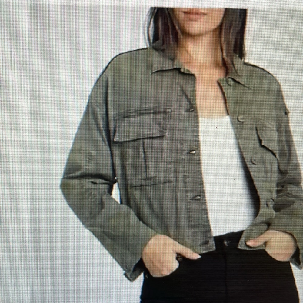 Pistola cove military jacket with gold sholder stripe